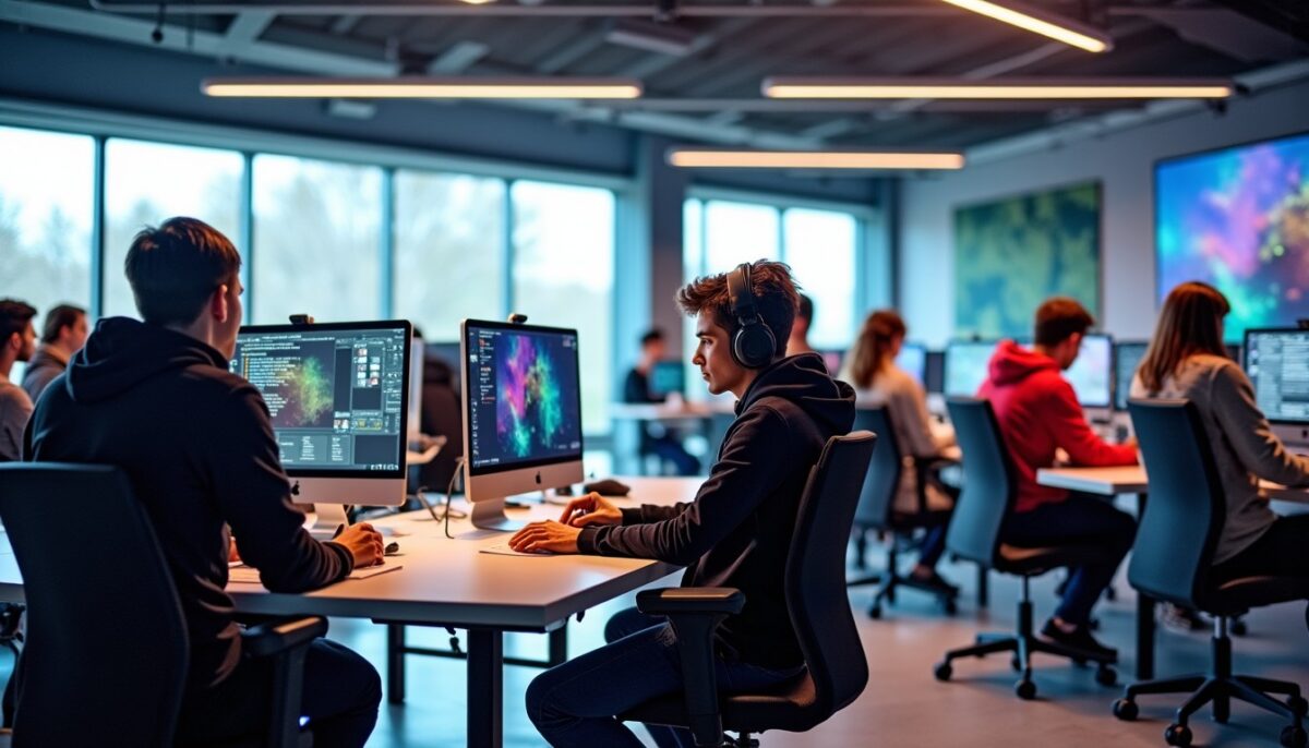 Gaming campus lyon : enseignement métiers jeux vidéo, écoles et parcours RNCP 7